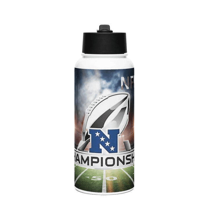 NFL NFC Championship Trophy Stainless Steel Water Bottle product image (1)