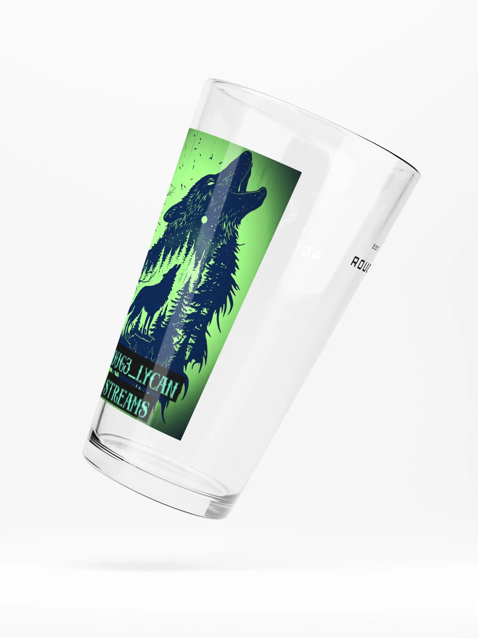 Roug3_lycan wolf Pint Glass product image (5)