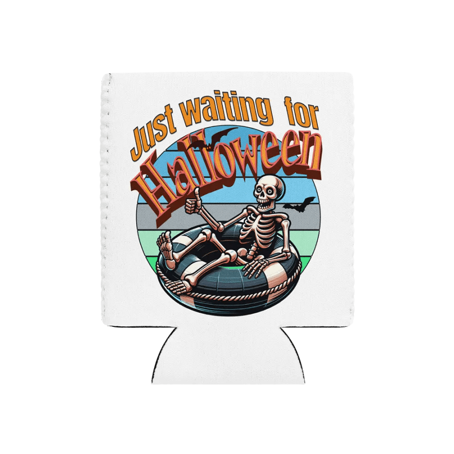 Just Waiting For Halloween Coozie Can Coolers product image (1)
