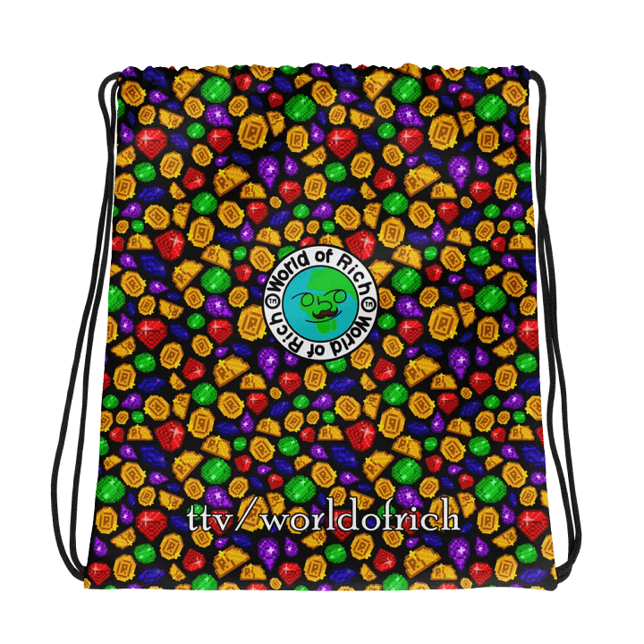 worldofrich Coin and Gem Pull-String Bag product image (1)