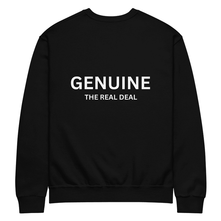 Genuine The Real Deal - Crewneck Sweater - Black product image (2)