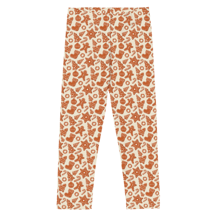 Christmas Gingerbread Pattern Kids Leggings product image (1)