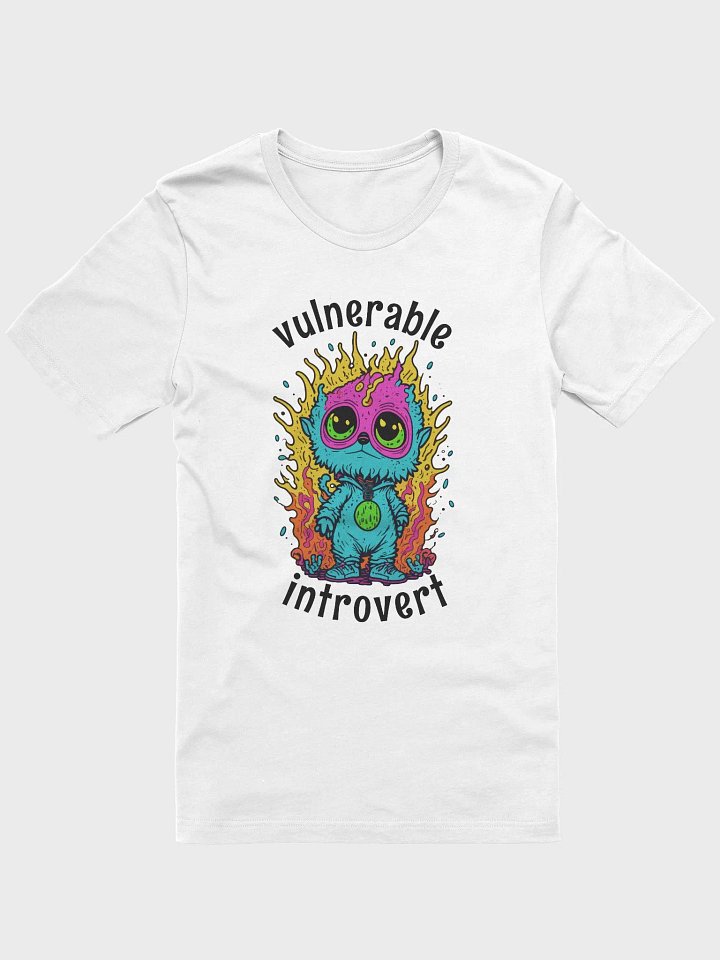 Quirky Misfits Graphic | Light Colored T Shirt | Vulnerable Introvert product image (1)