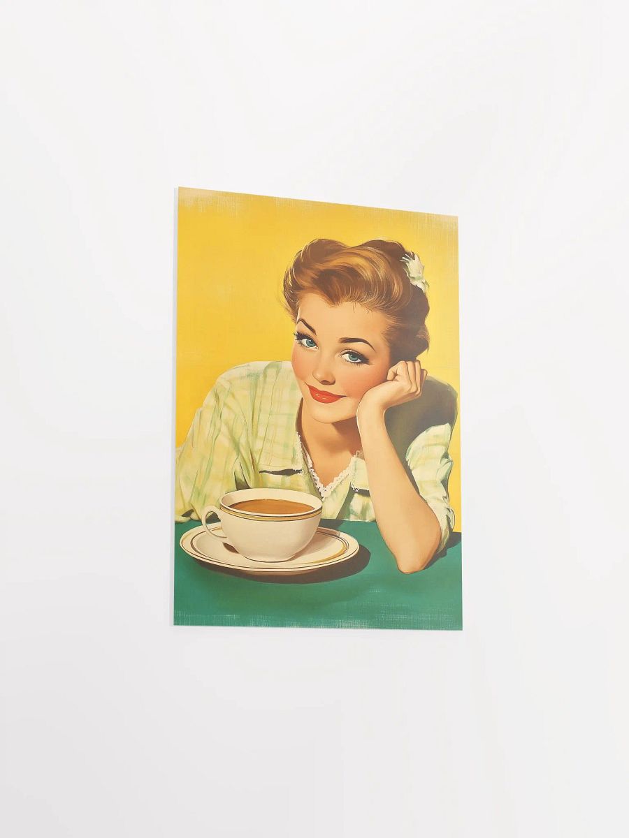 Morning Brew Retro Poster - Nostalgic 1950s Coffee Art Print product image (24)