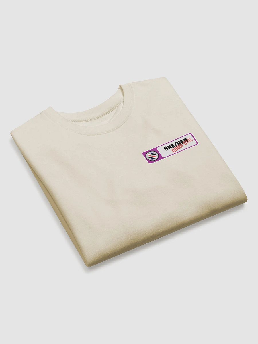 She/Her Good Girl Nametag Sweatshirt product image (2)