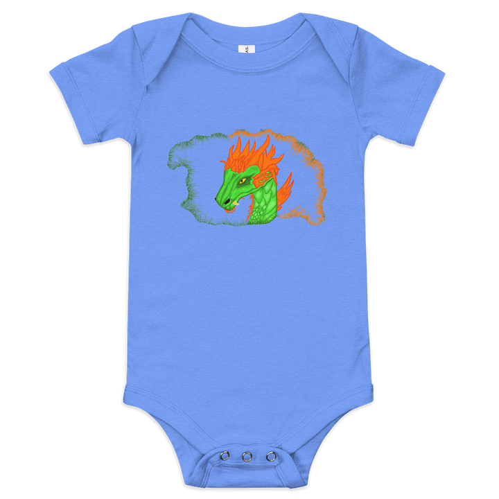 Dragon's Fiery Gaze Baby Onesie product image (1)
