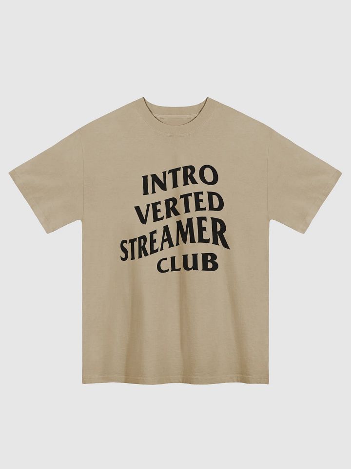 Introverted Streamer Club Oversized Tee product image (2)