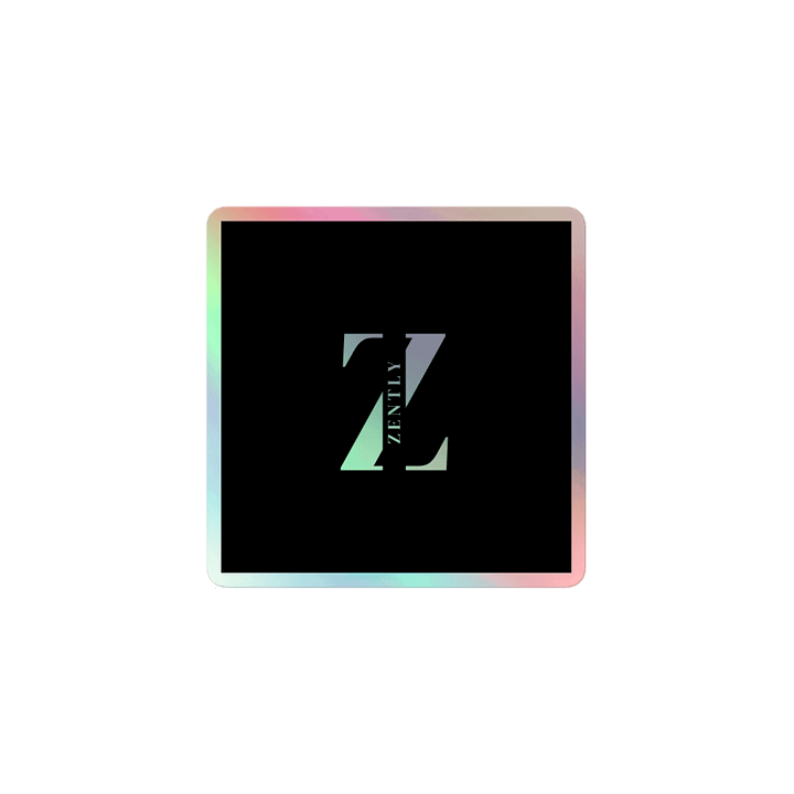 ZENTLY Sticker – Holographic Edition product image (1)