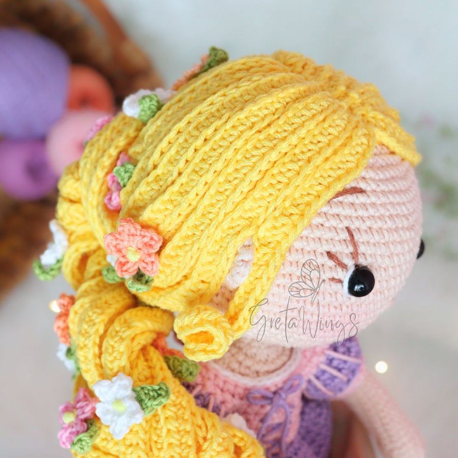 Princess Rapunzel Amigurumi Pattern (digital download) product image (5)