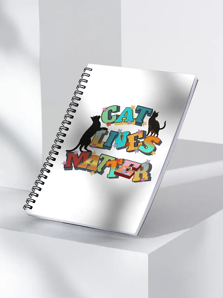 Cat Lives Matter Star-Studded Notebook product image (2)
