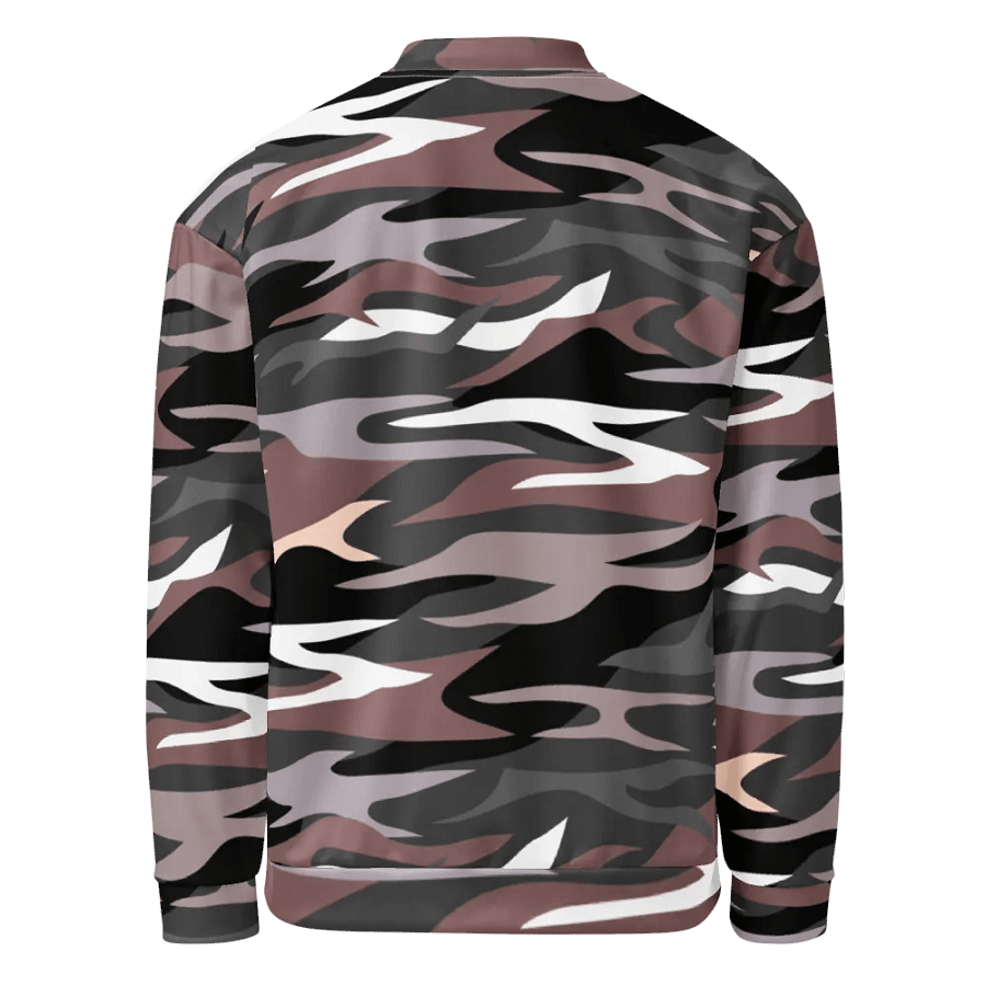 Customizable Camo Waves Bomber Jacket product image (4)