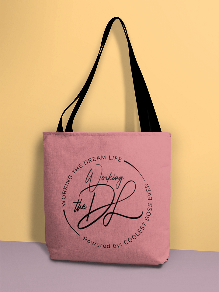 Pink Econscious Organic Cotton Tote Bag – Eco-Friendly Reusable Shopping & Everyday Carry Bag product image (1)