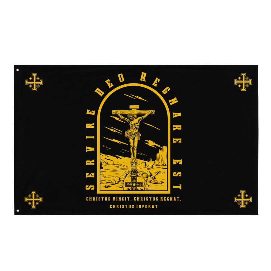 To Serve God is to Reign! - Flag v2 product image (1)