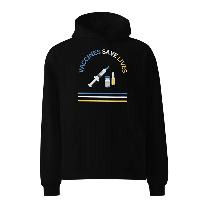 Vaccines Save Lives Oversized Hoodie product image (1)