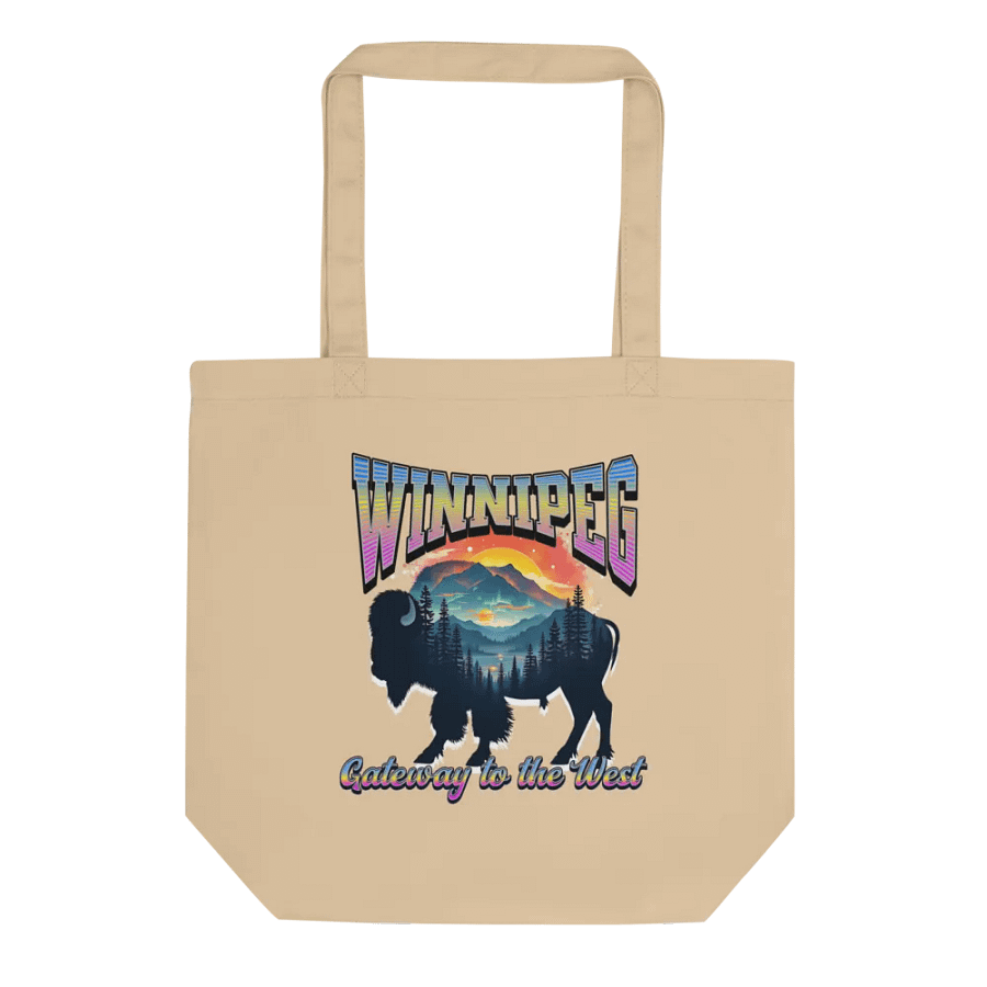 Winnipeg Gateway To The West Bison Eco Tote product image (1)