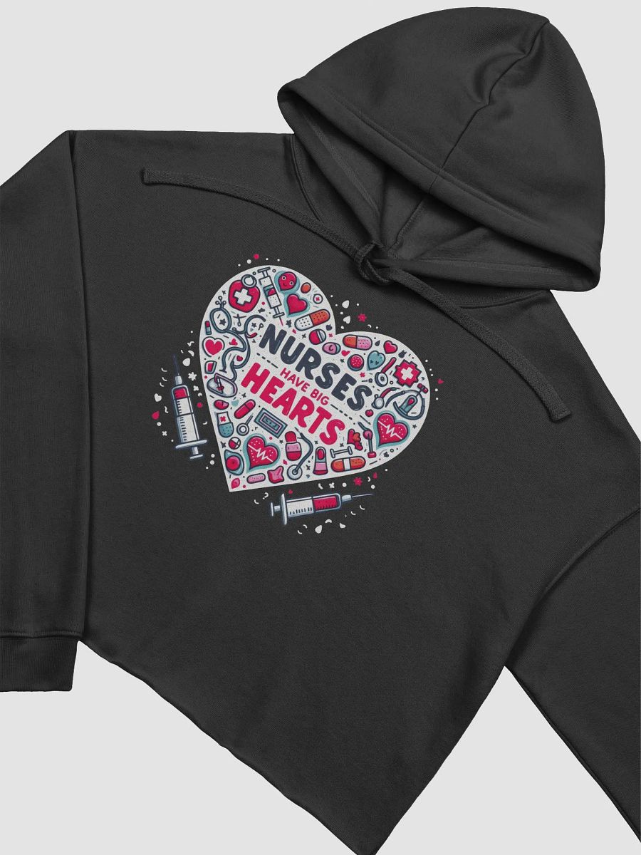 Big Heart Nurses - Medical Icons Crop Hoodie product image (9)