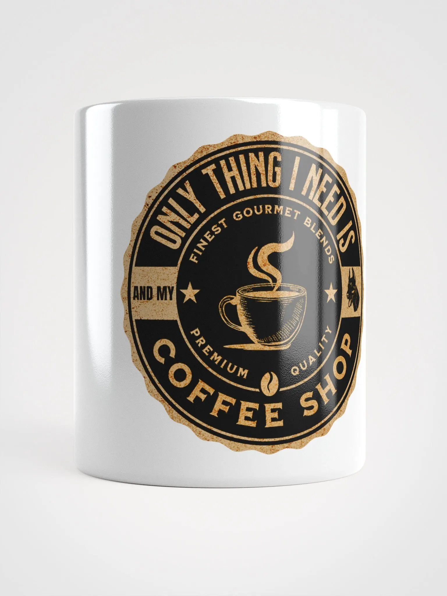 Only Thing I Need Is My Coffee And Doberman - White Mug product image (14)
