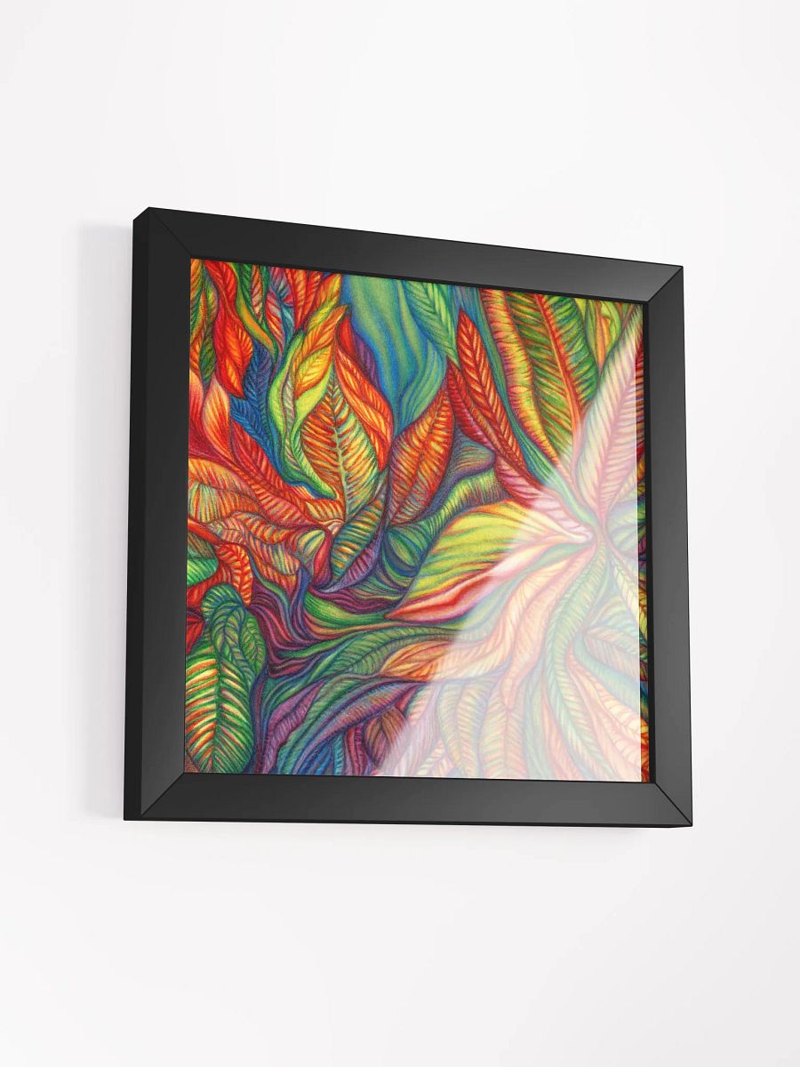 Vibrant Ayous Wood Framed Matte Poster - Tropical Plants product image (34)