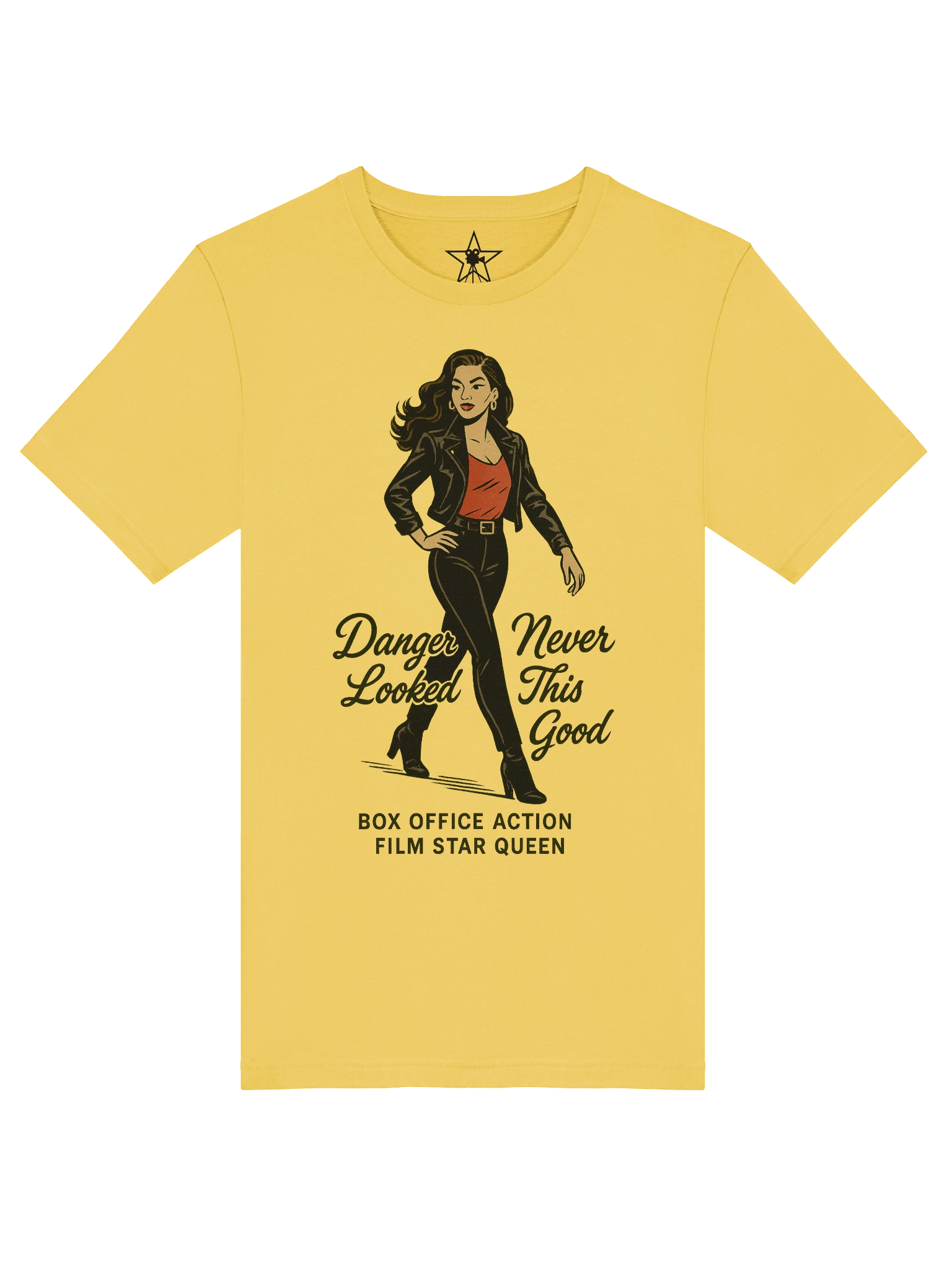 Action Movie Actress Box Office Film Star Pin-up Girl 1940's Retro Concert Tee Fit Unisex T-Shirt product image (17)