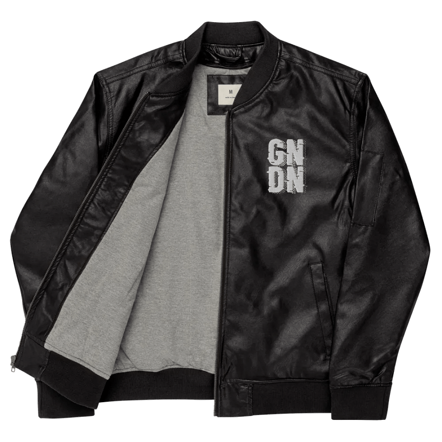 GNDN Leather Bomber Jacket product image (9)