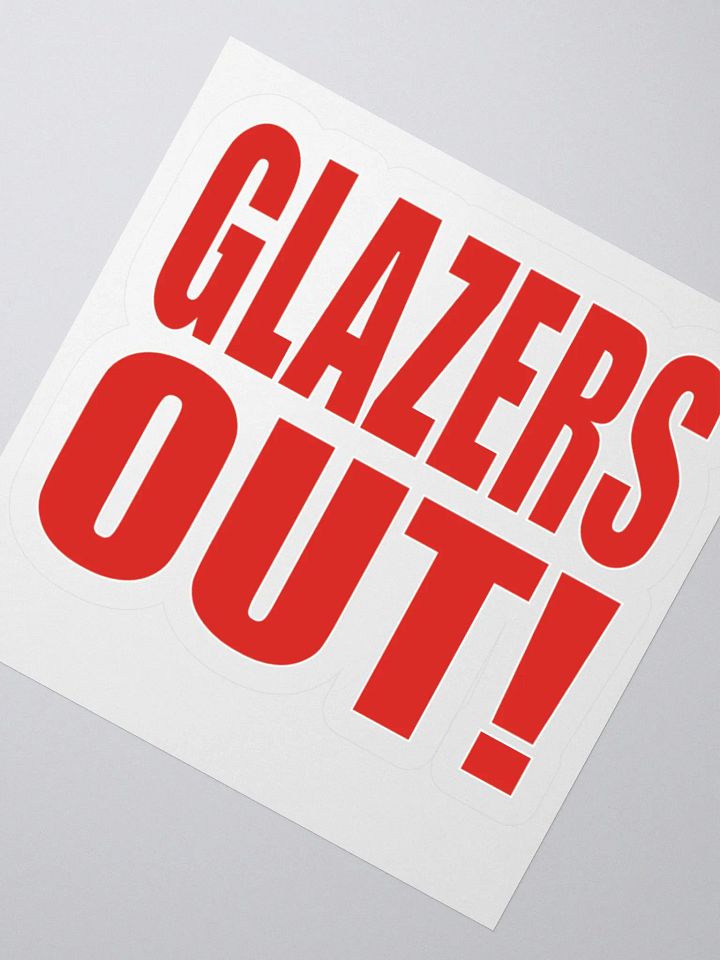 Glazers Out! - Manchester United - Kiss Cut Stickers product image (2)