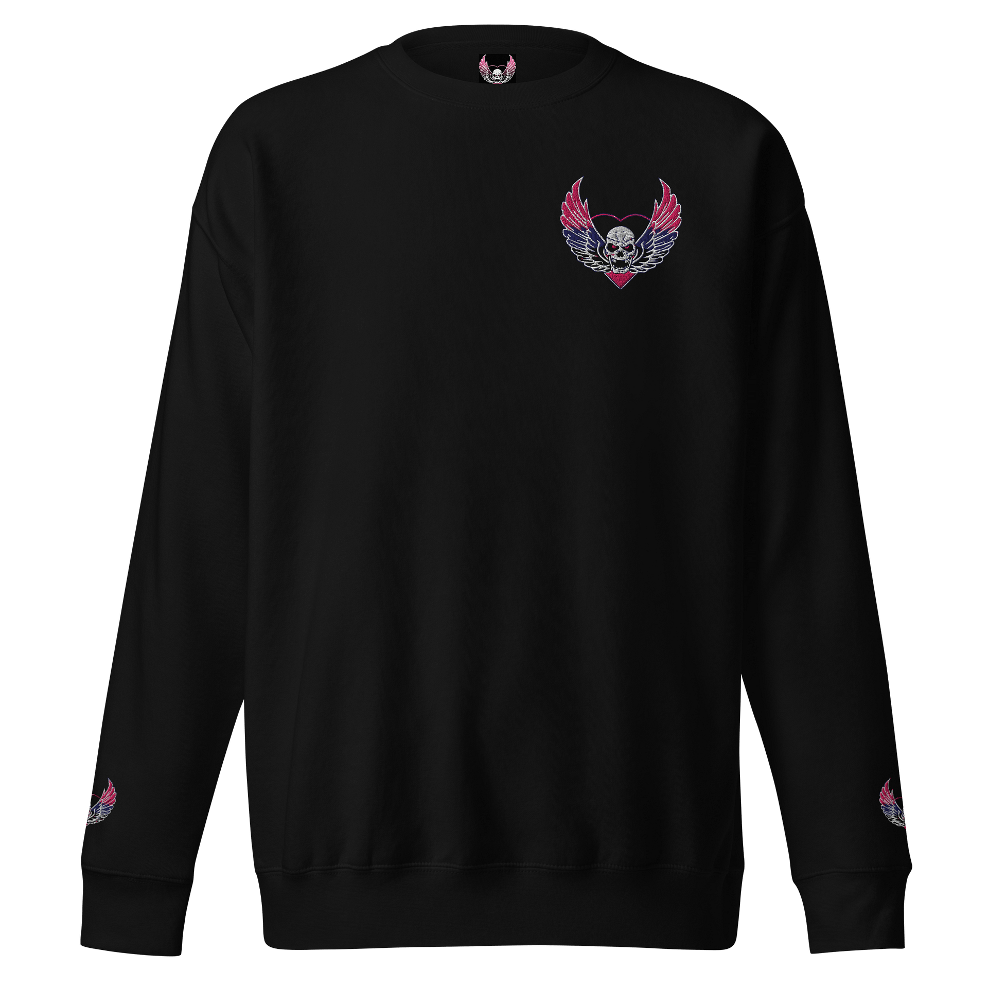 Winged Skull Crew Neck product image (1)