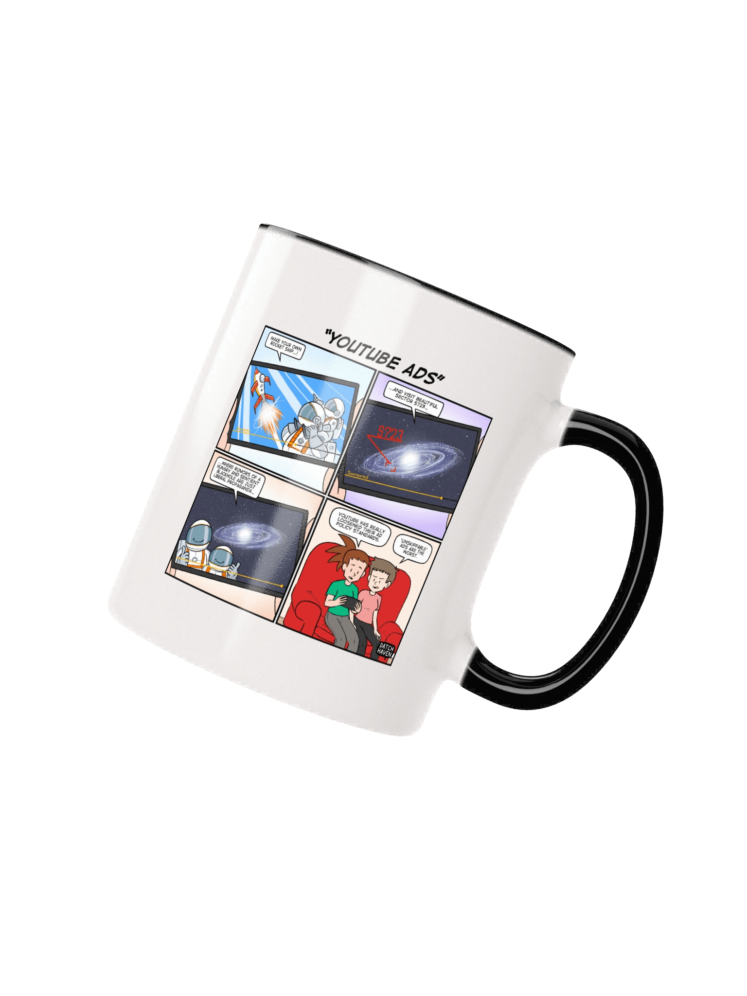 "YouTube ads" mug product image (3)