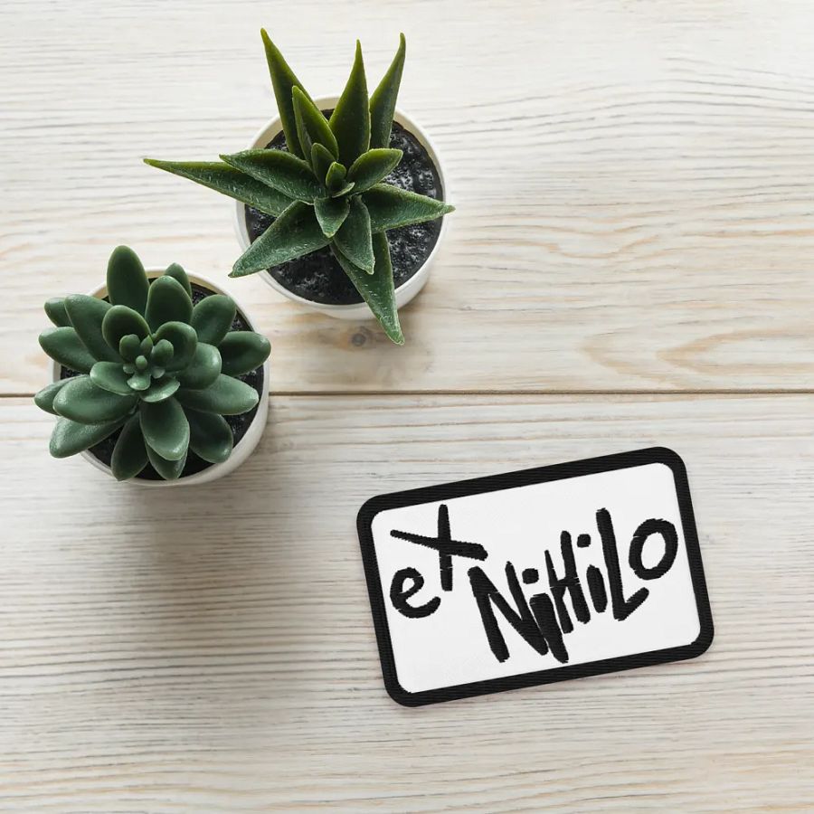Ex Nihilo Embroidered Patch product image (4)