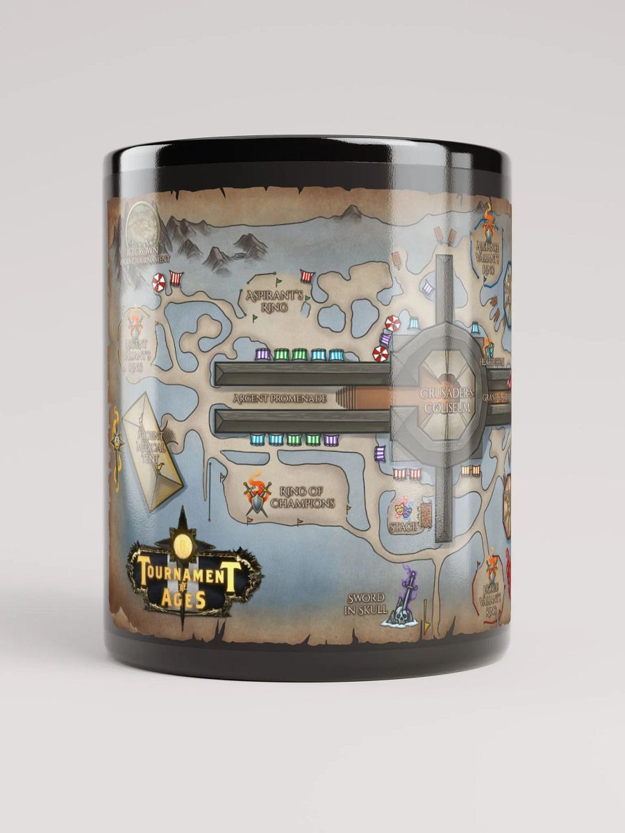 Tournament of Ages - Fairegrounds Map - Black Glossy Mug product image (5)