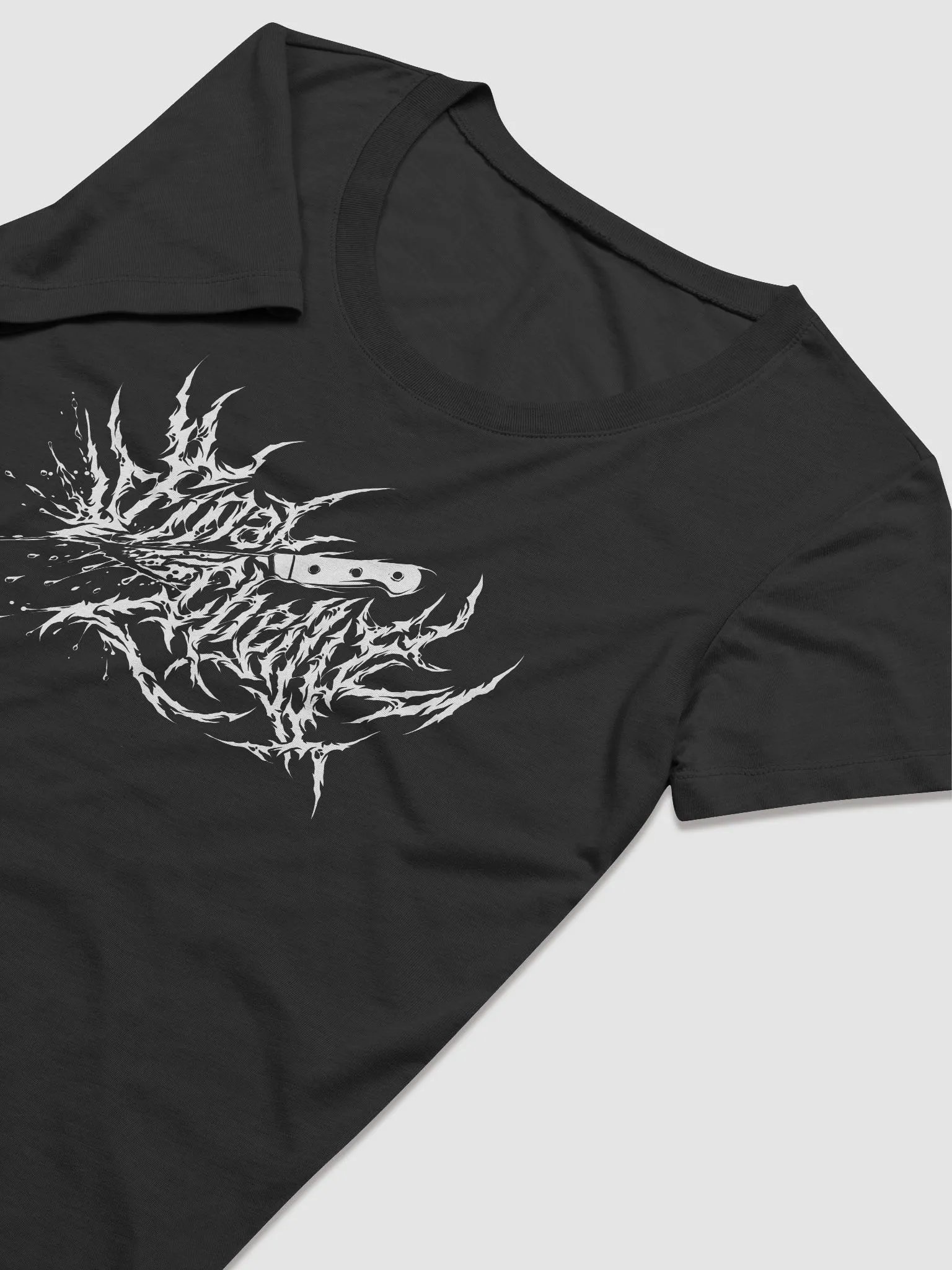 Keep It Metal White Logo Womens Triblend Printed Tee product image (3)
