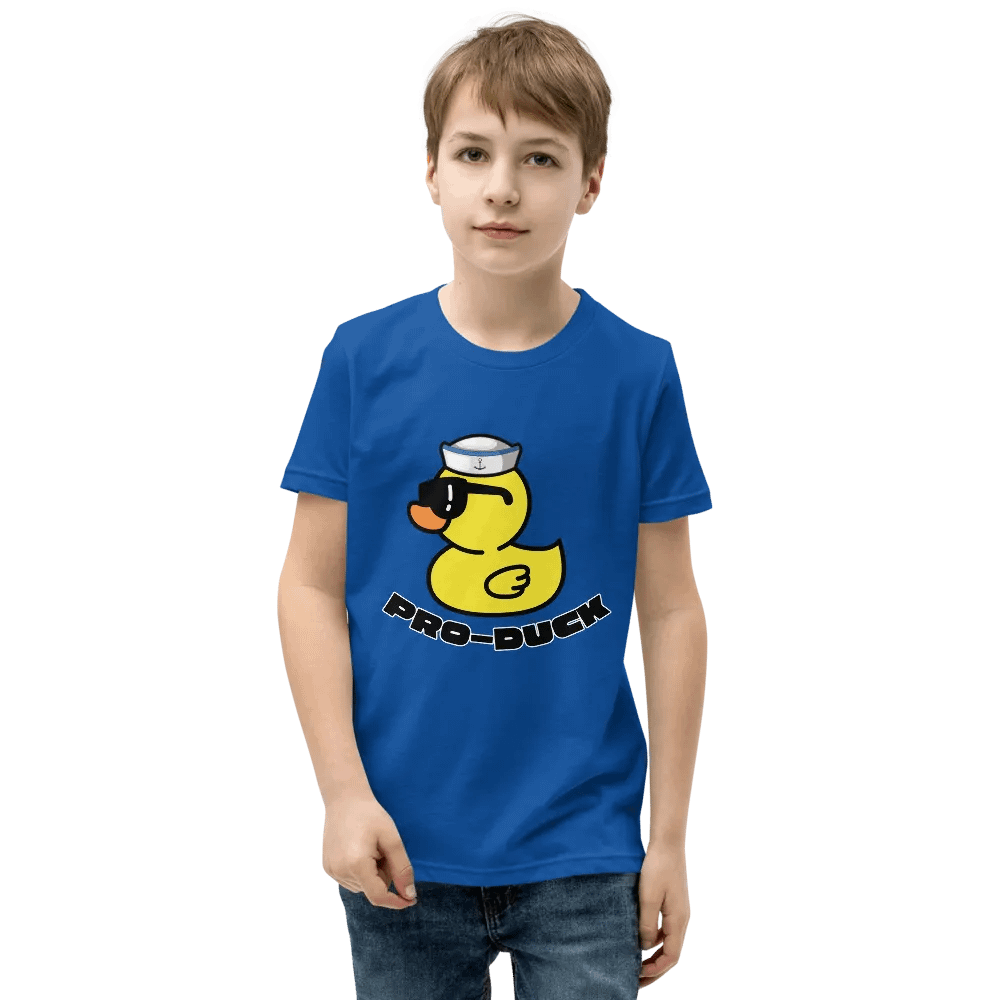Youth Pro-Duck T-Shirt - Royal Blue product image (2)