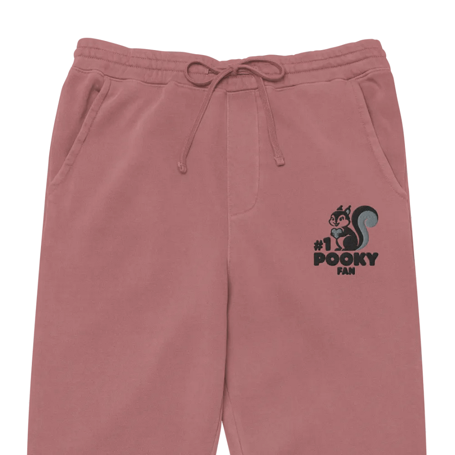 #1 Pooky Fan Embroidered Premium Joggers product image (1)