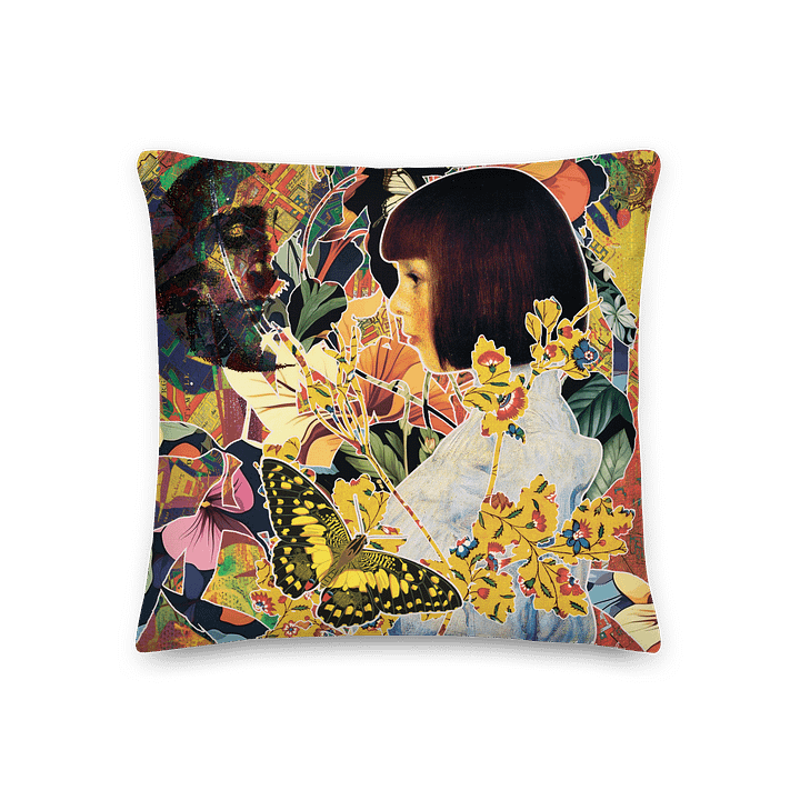 'El Secreto de la Mariposa' (The Butterfly's Secret) by Edward Martin Premium Pillow product image (3)
