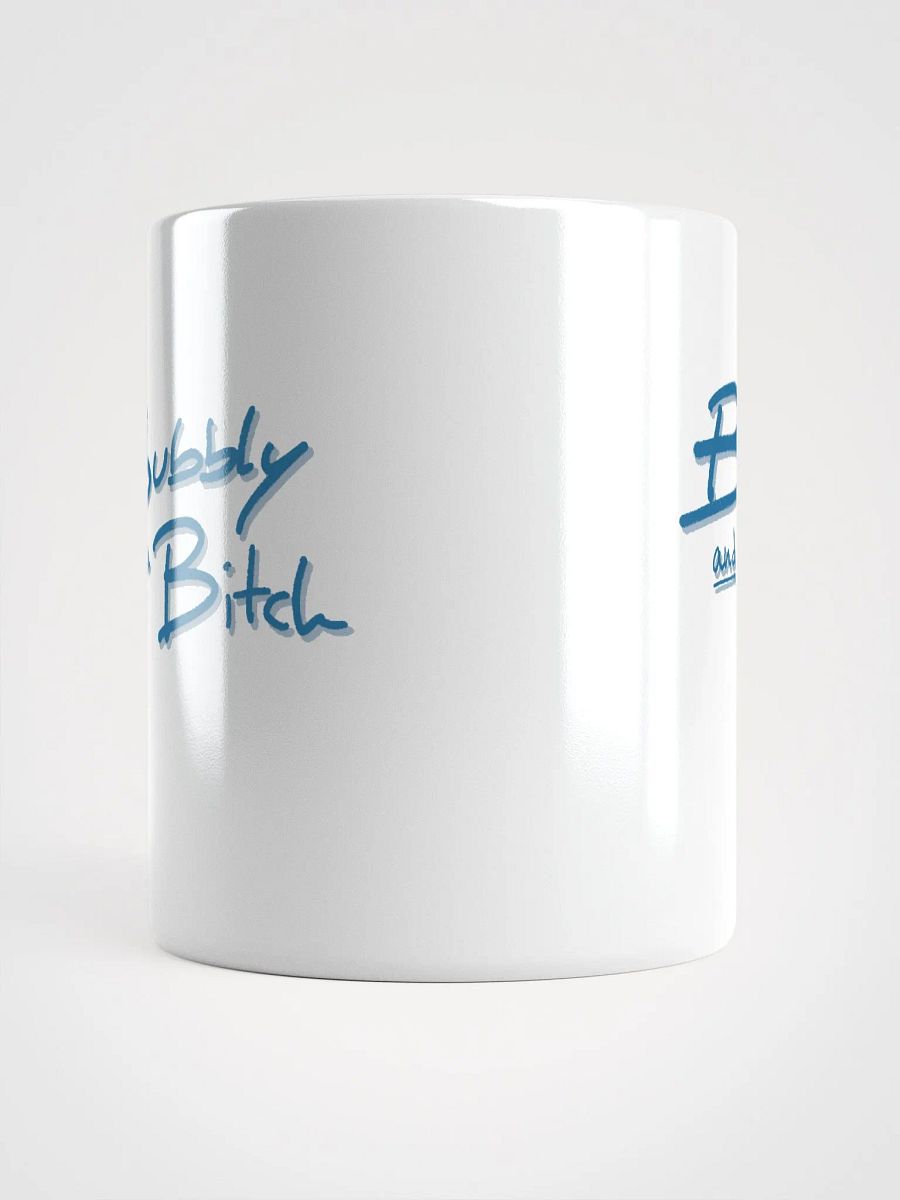 Bubbly and a B*tch (teal shadow design) mug product image (9)