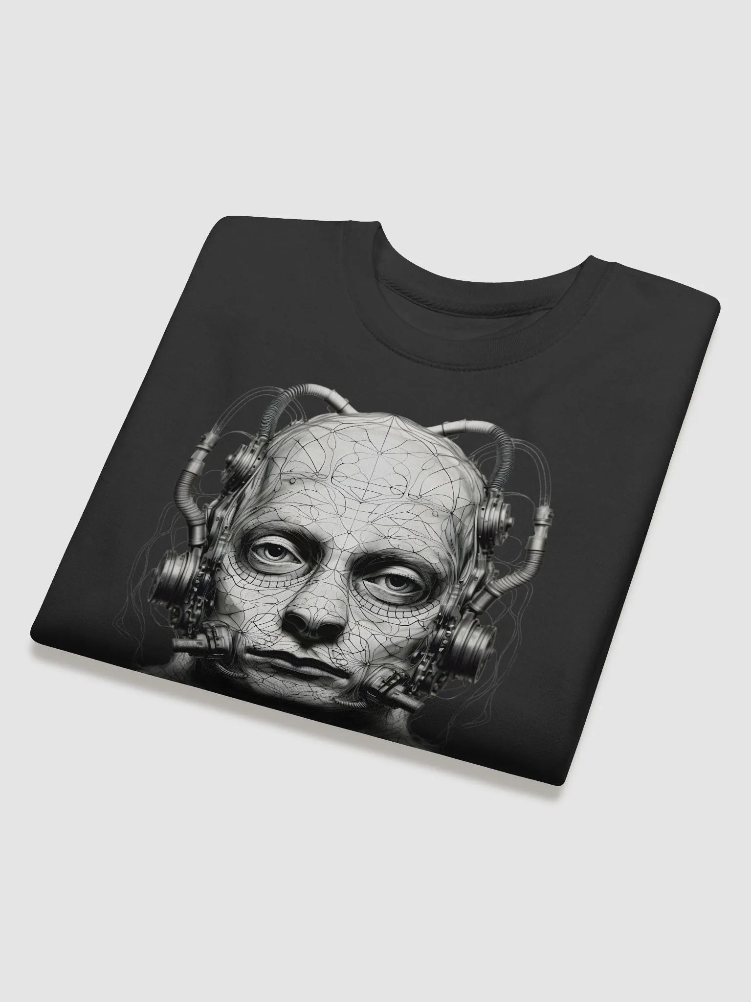 Weird Alien's Head Long Sleeve Sweater - Quirky and Cozy product image (14)