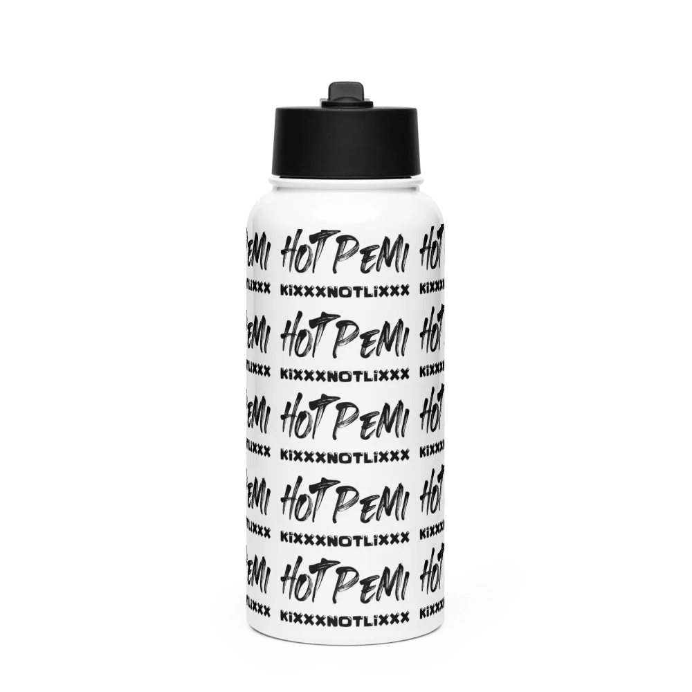 Logo Span Stainless Steel Water Bottle with a Straw Lid product image (1)