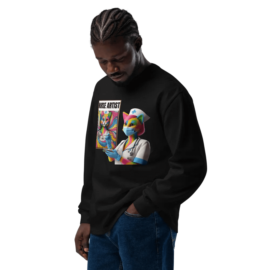 Nurse Artist Vibes Long Sleeve Shirt product image (12)
