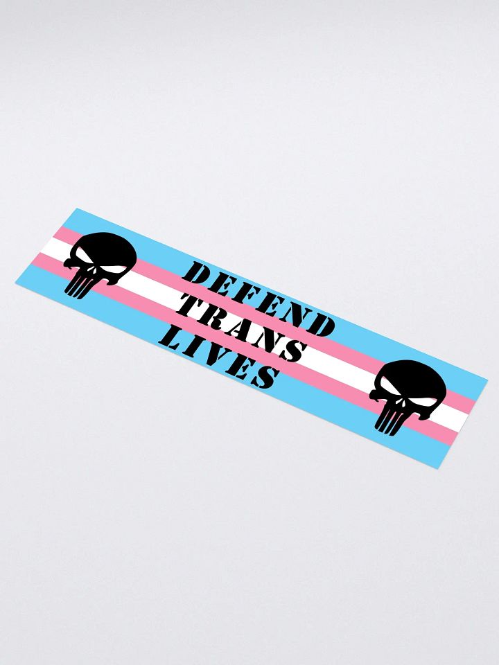 Defend Trans Lives - Bumper Sticker - Punisher product image (1)