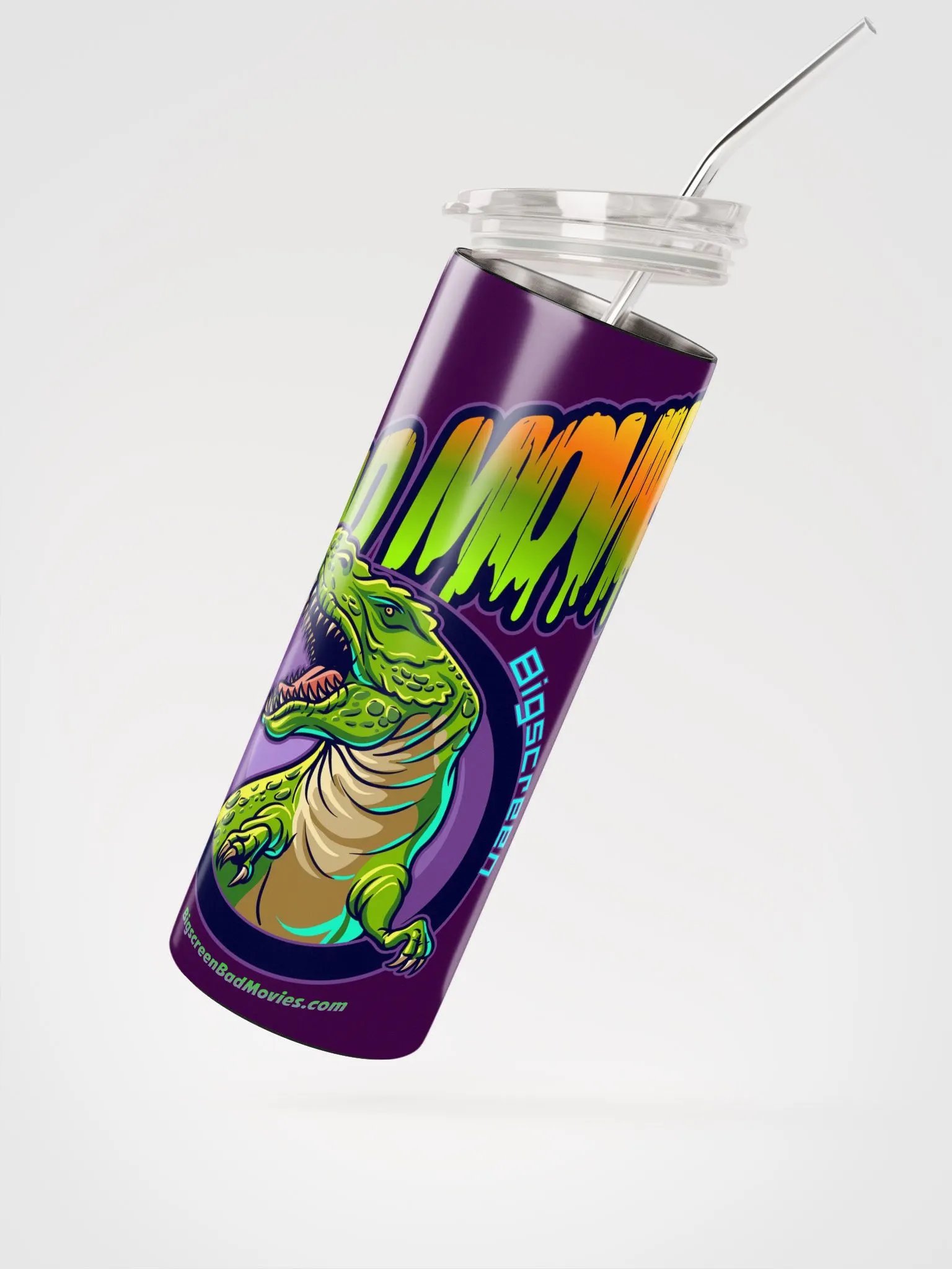 Bad Movies Purple Steel Tumbler product image (2)