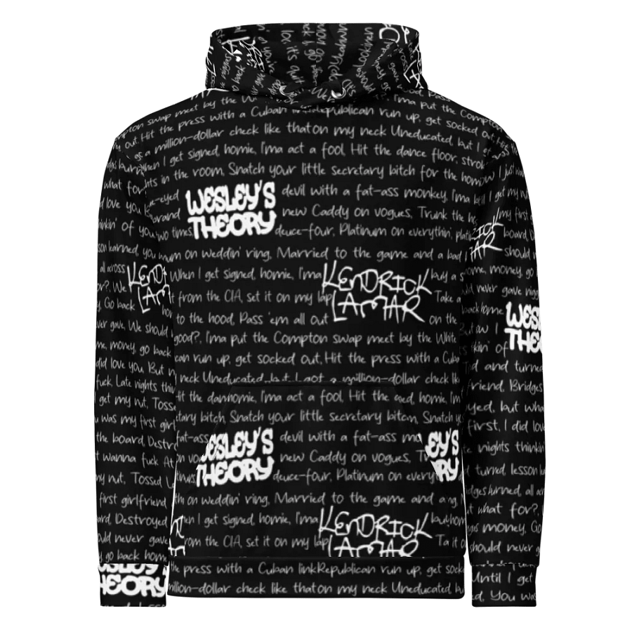 Wesley's Theory - Kendrick Lamar - BLACK - Unisex Hoodie product image (3)