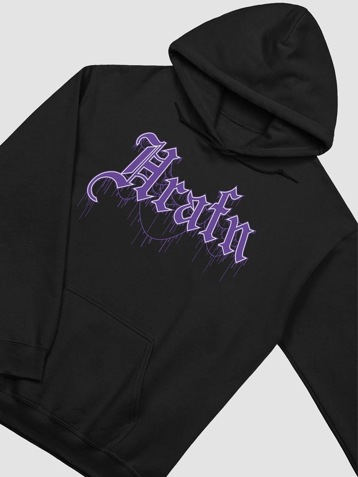 Hrafn Gothic Purple Logo Hoodie product image (2)
