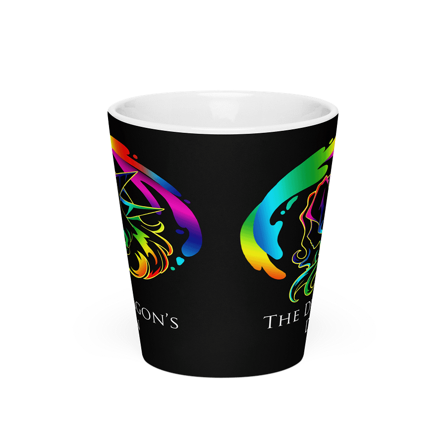 The Dragon's Din Logo Latte Mug product image (3)