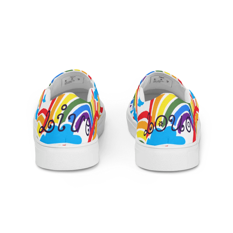 Rainbow Live Men's Slip-On Canvas Shoes product image (4)