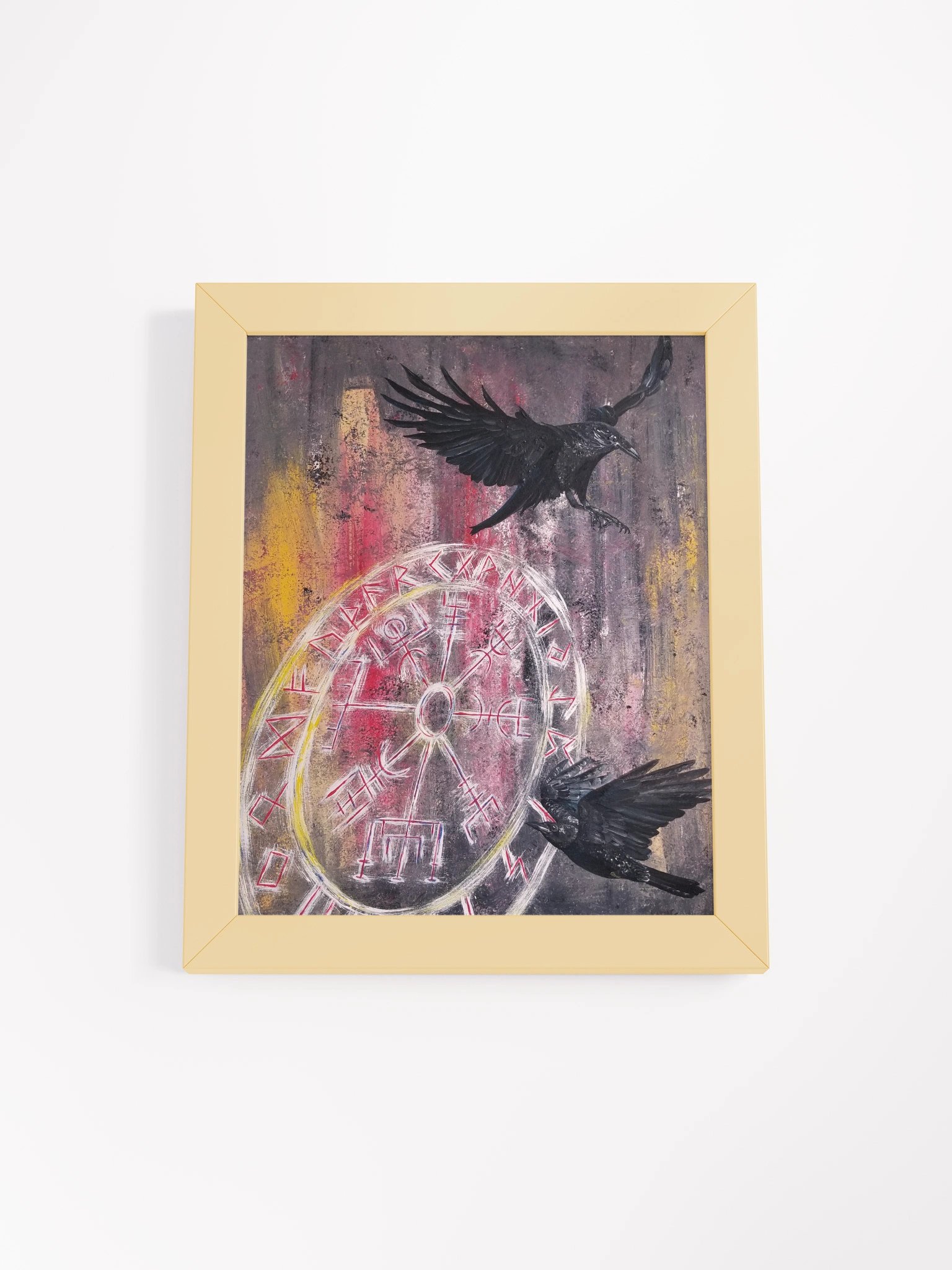Hither Huginn Thither Muninn Framed Print product image (4)