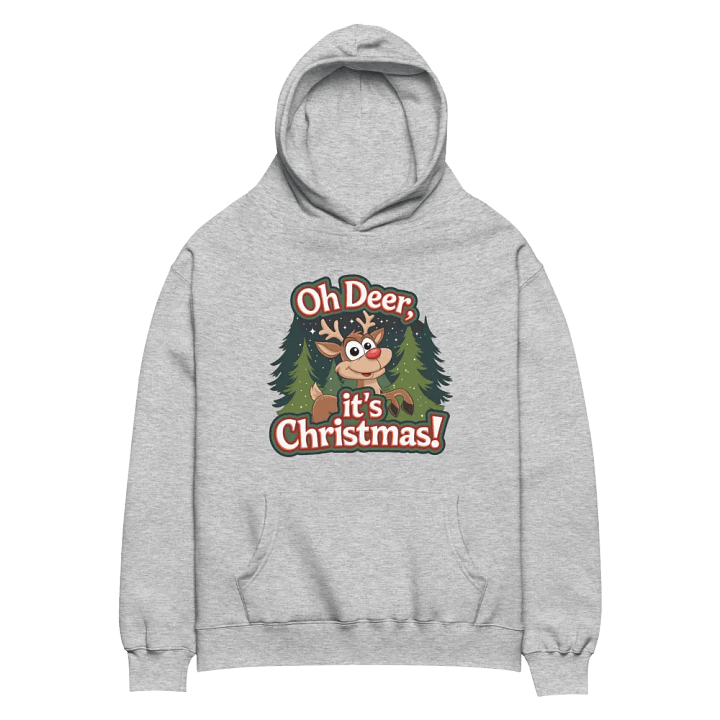 Oh Deer Christmas Oversized Hoodie product image (2)