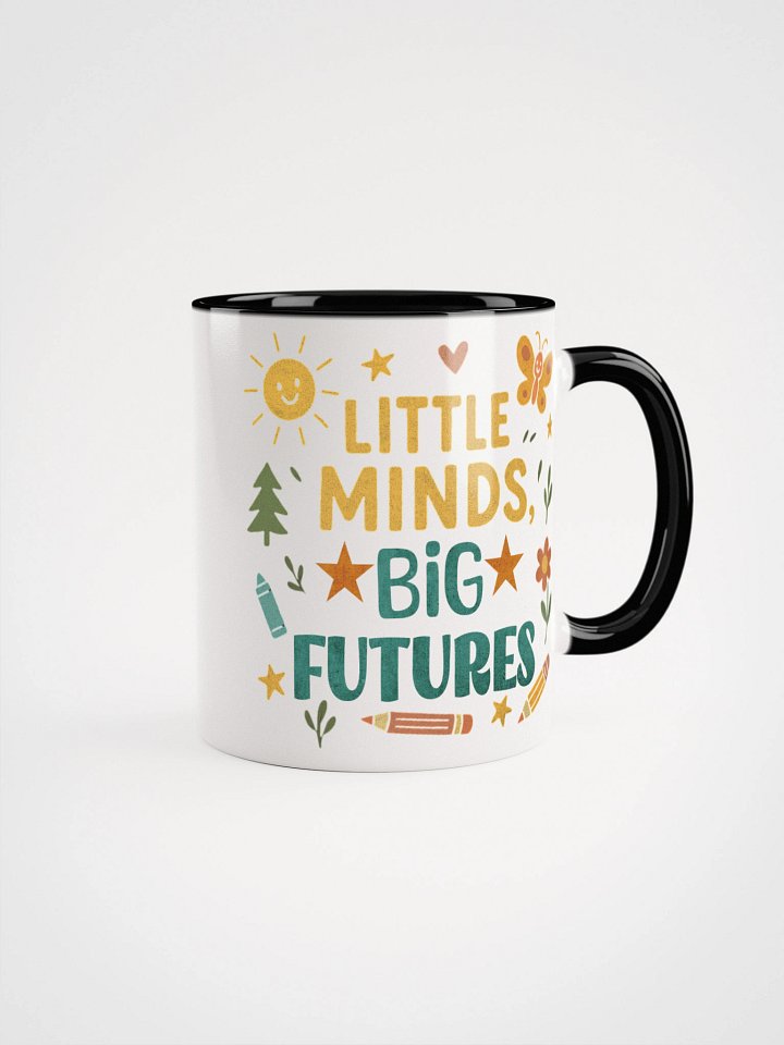 Little Minds Big Futures Mug – Bright Retro Teacher Coffee Cup product image (9)