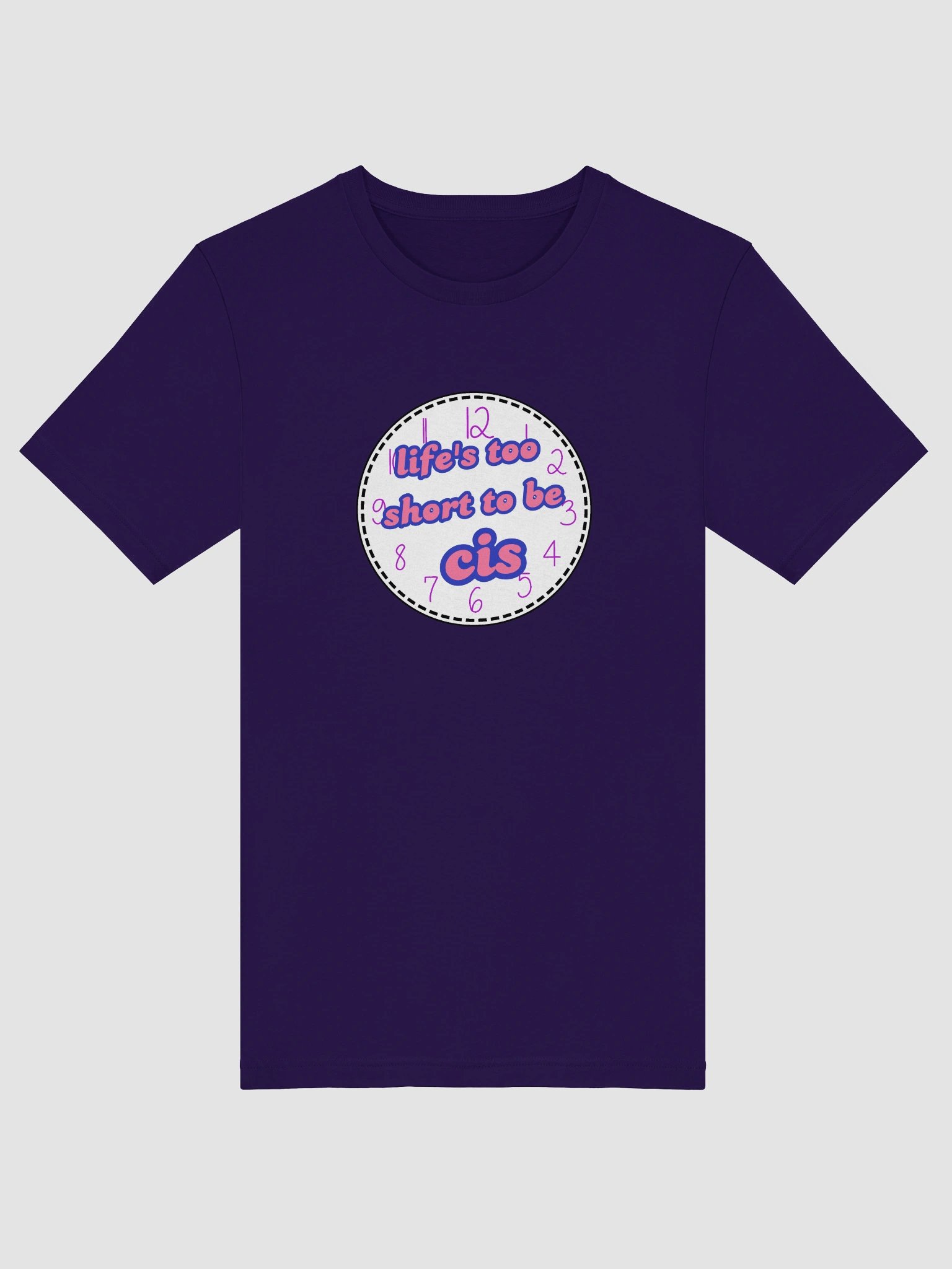 life's too short to be cis genderfluid t-shirt product image (5)