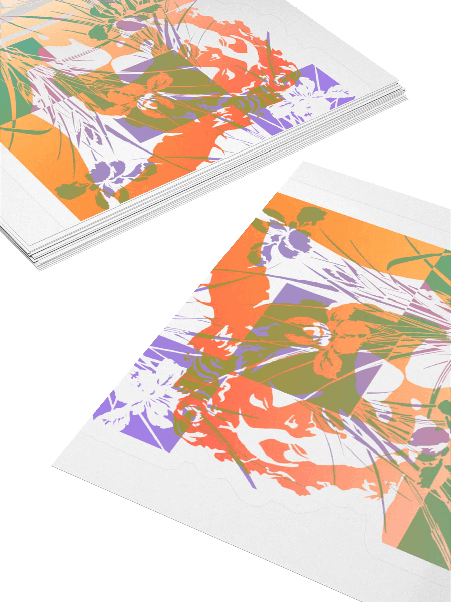 Sticker - Sunrise Michelangelo on Irises (transparent background) product image (4)