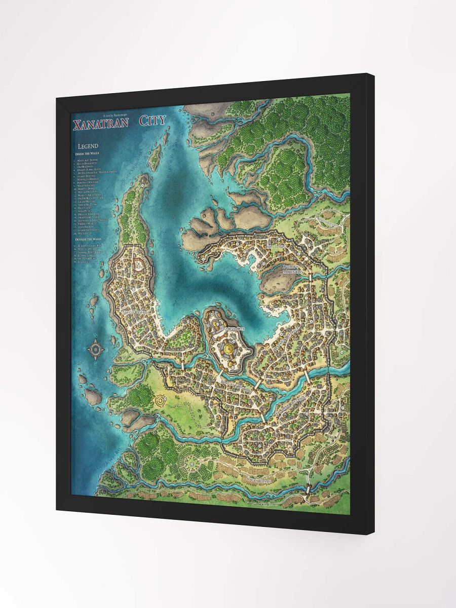 Xanatran City Framed Poster 16'' x 20'' product image (2)