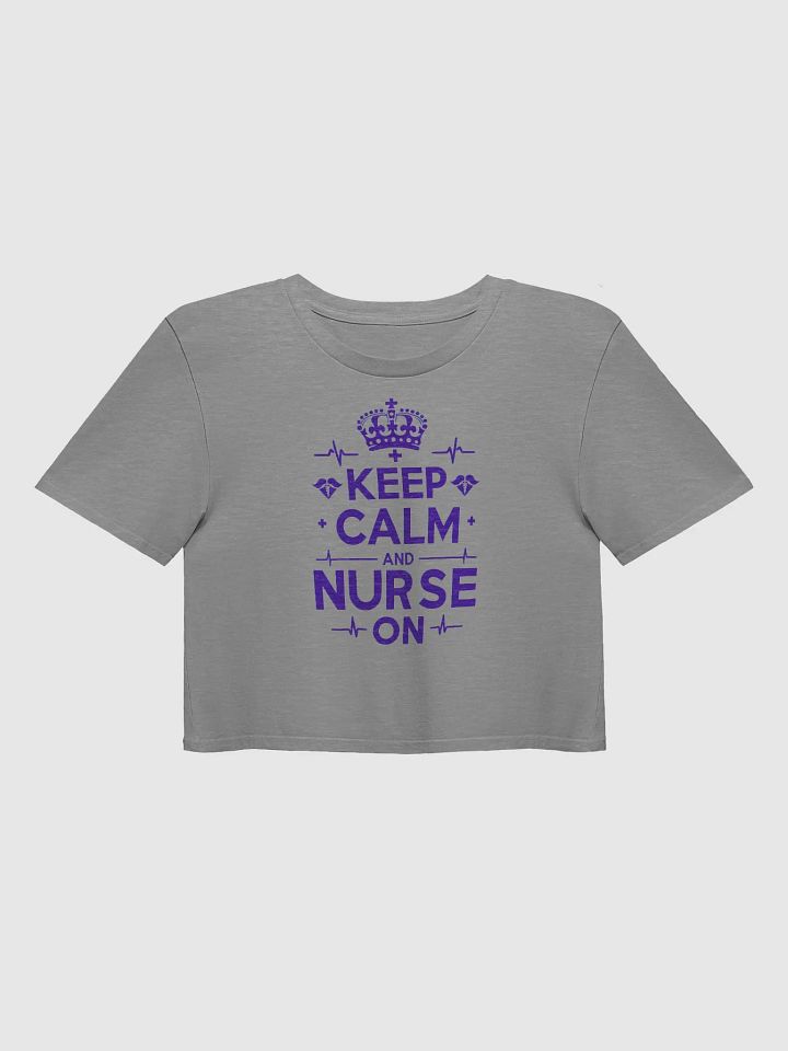 Crowned Nurse Crop Top product image (4)